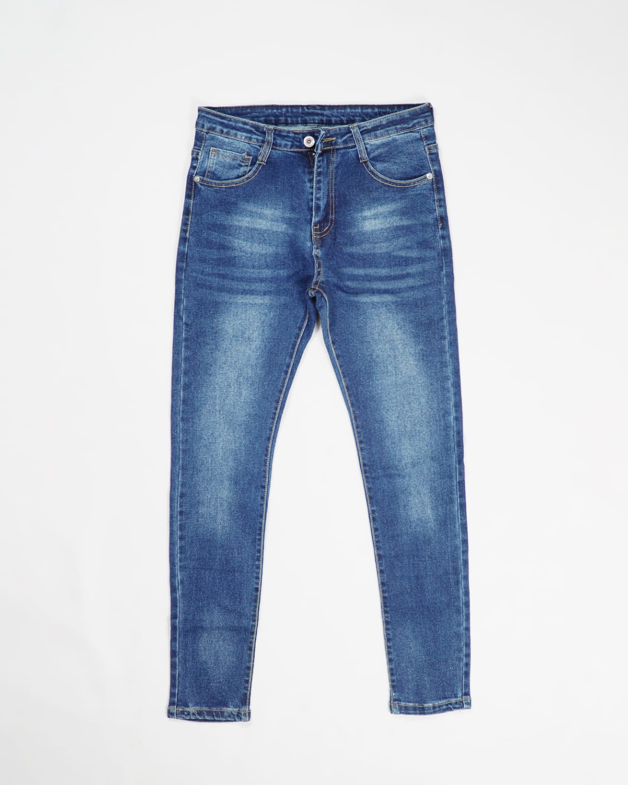 Five Pockets Stretch Denim Jeans - Image 2