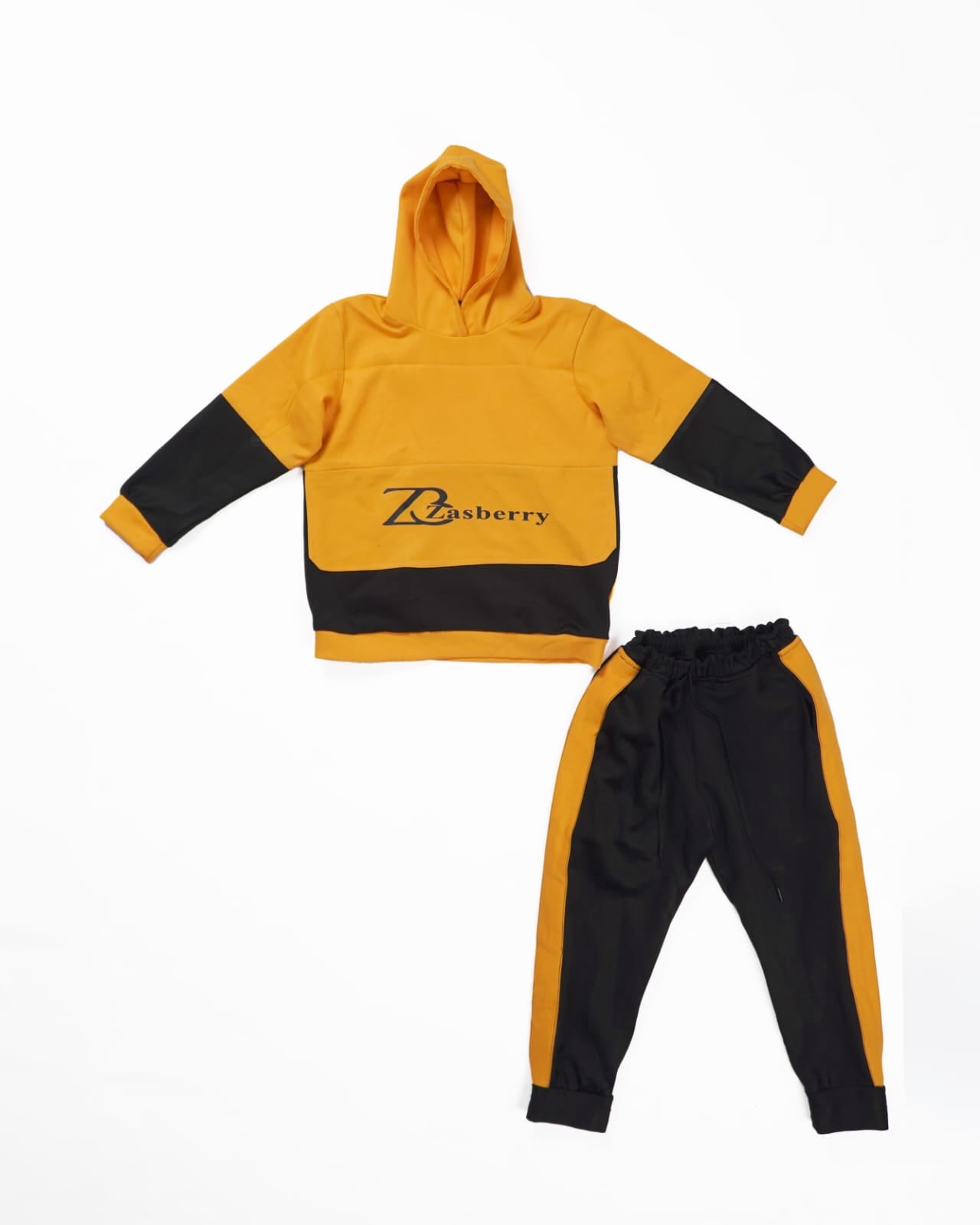 Zasberry Boy Kid Two Piece Set With Print Logo - Image 2