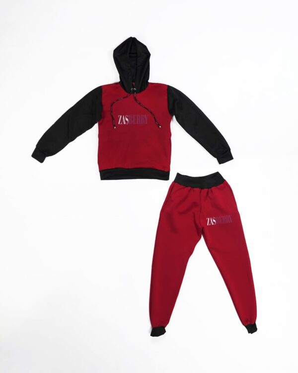 Zasberry Hoodie Set Red/Black Hand