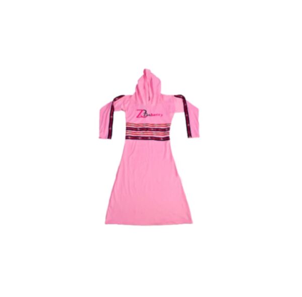 Zasberry pinky baby girl hood dress