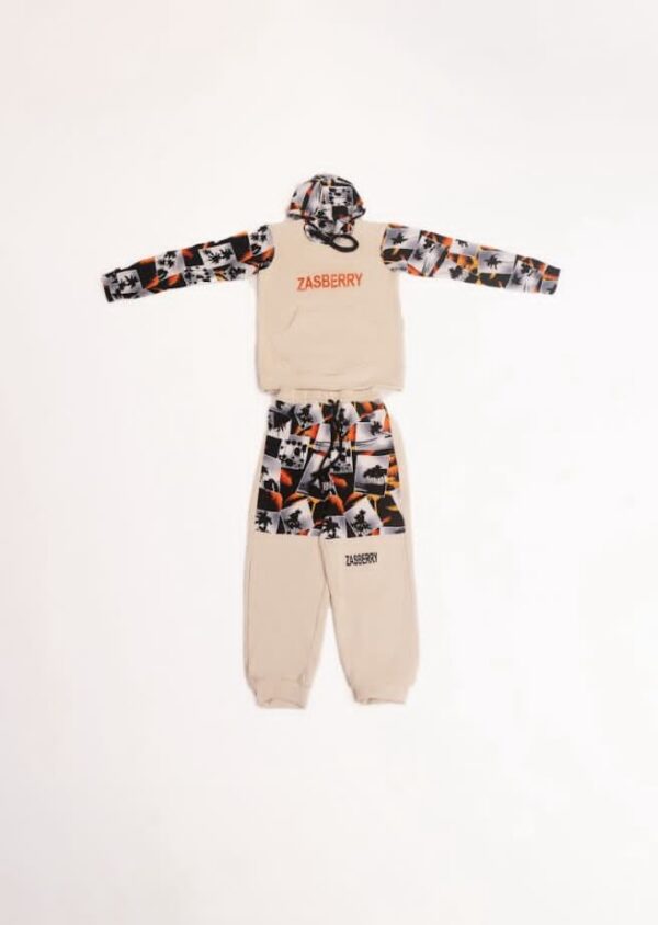 Zasberry Little Luxe Patchwork Tracksuit Set-baby boy