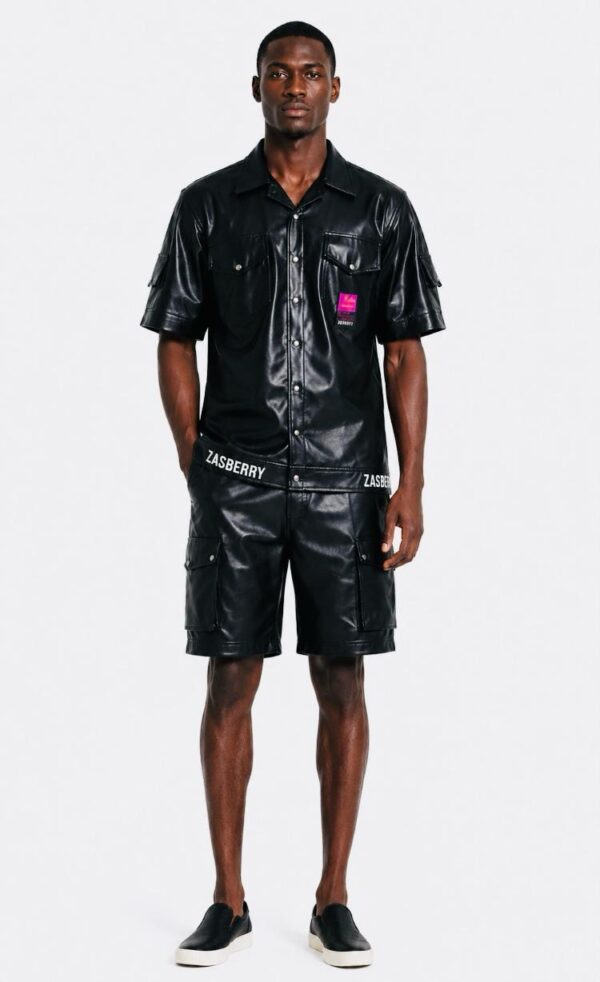 Zasberry Noir Men Luxe Leather Cargo Set