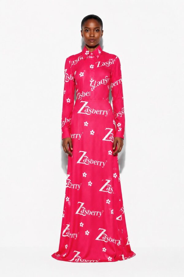 Zasberry® Signature Silk Blossom Maxi Skirt Set